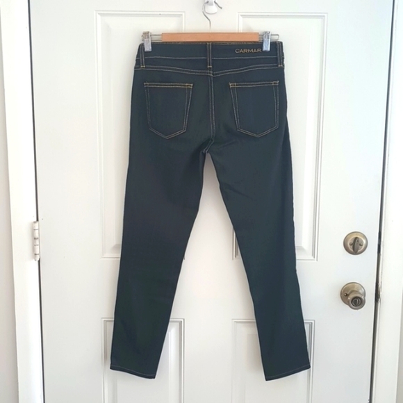 Carmar dark wash skinny cropped jeans size 26 - Picture 2 of 10